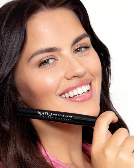 NATIO Miracle Lash Twist Brush Mascara - Black 6.5ml