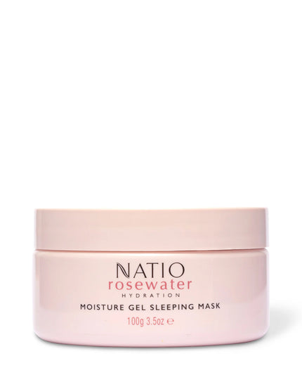 Natio Rosewater Hydration Moisture Gel Sleeping Mask 100g