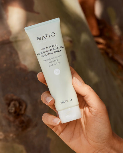 Natio Aromatherapy Multi Action Neck and Décolletage Sculpting Cream 100g