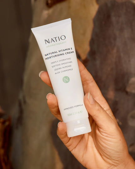 Natio Aromatherapy Natural Vitamin E Moisturising Cream 100ml