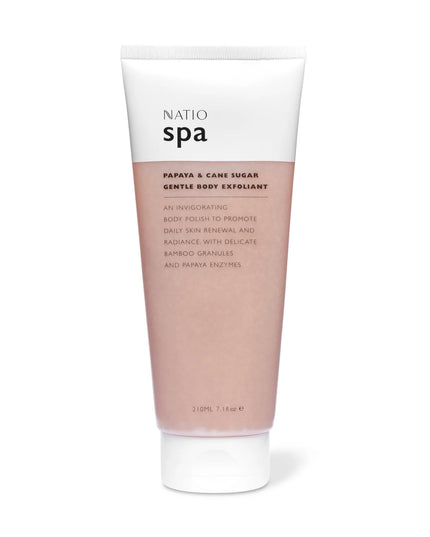 Natio Spa Papaya & Cane Sugar Gentle Body Exfoliant 210ml