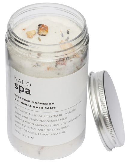 Natio Spa Relaxing Magnesium & Mineral Bath Salts 350g