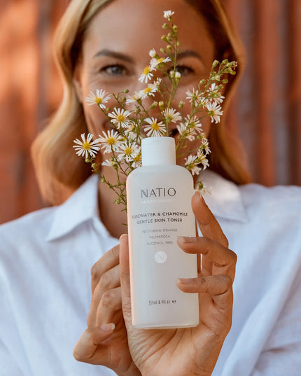 Natio Aromatherapy Rosewater & Chamomile Gentle Skin Toner 250ml