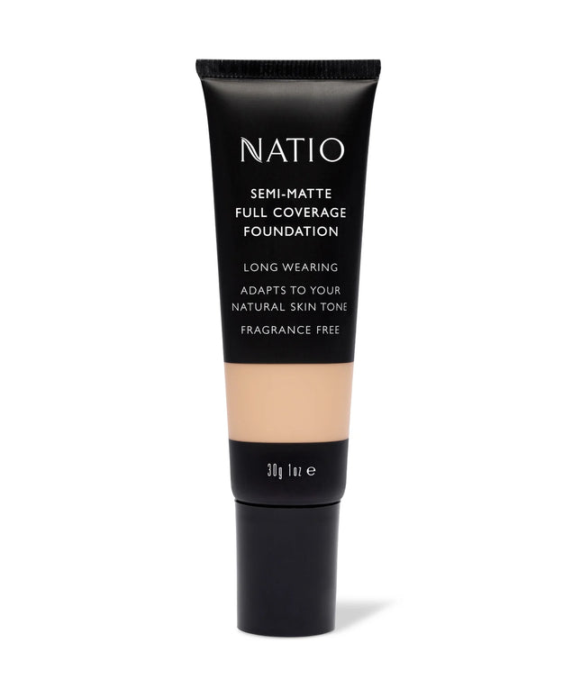 Natio Semi-Matte Full Coverage Foundation Chai 30g