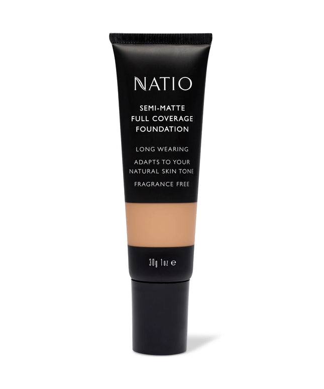 NATIO Semi Matte Full Coverage Foundation Hazelnut