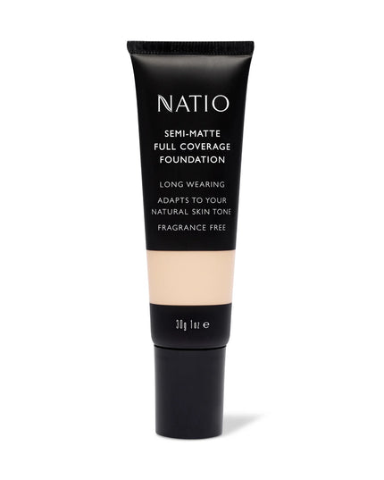 Natio Semi-Matte Full Coverage Foundation Shell  30g