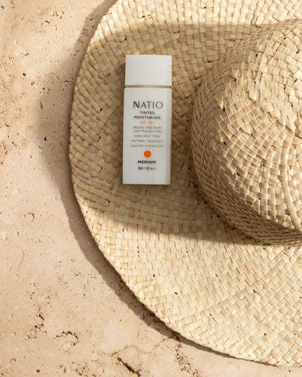 Natio Tinted Moisturiser SPF 50+ Medium 50g