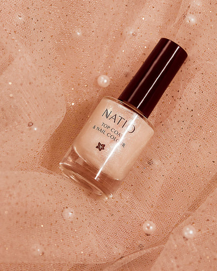 Natio Top Coat & Nail Colour Dazzle 10ml