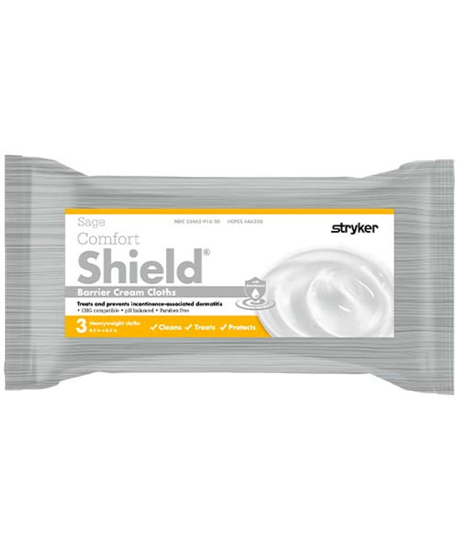 Comfort Shield Barrier Cream Cloths With Dimethicone - Pkt