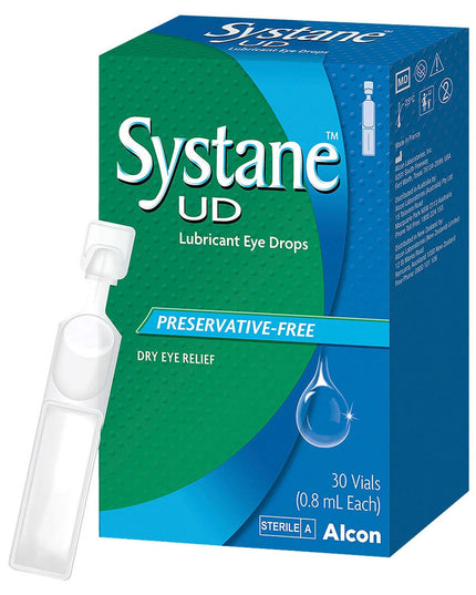 Systane Lubricant Eye Drops 0.8ml 30 Vials