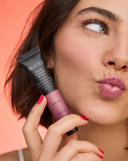 Natio Tinted Lip Balm SPF 50+ Blushing 15ml