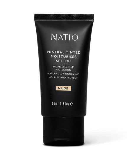 Natio Mineral Tinted Moisturiser SPF 50+ Nude 50ml