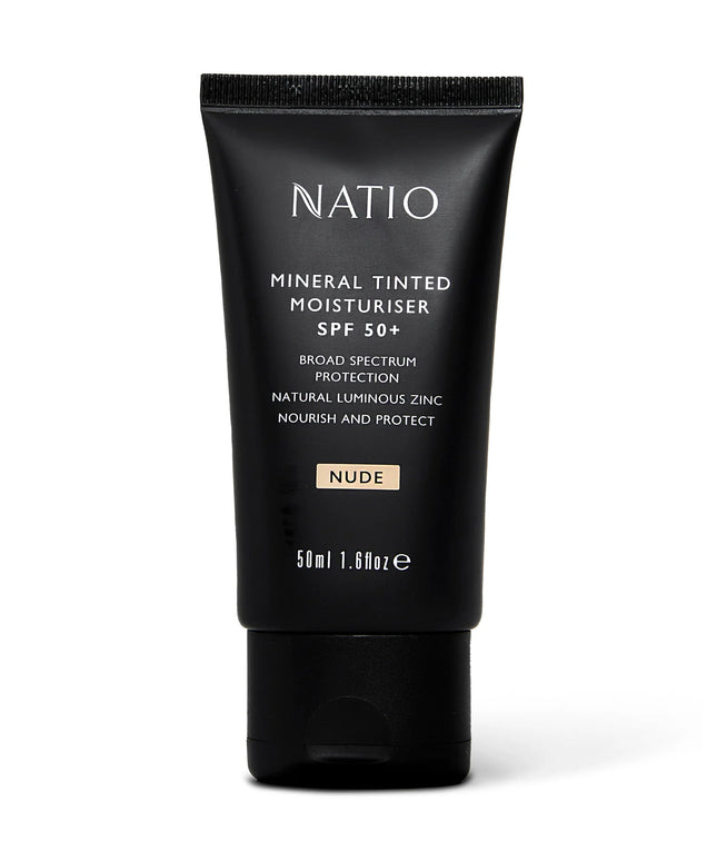 Natio Mineral Tinted Moisturiser SPF 50+ Nude 50ml