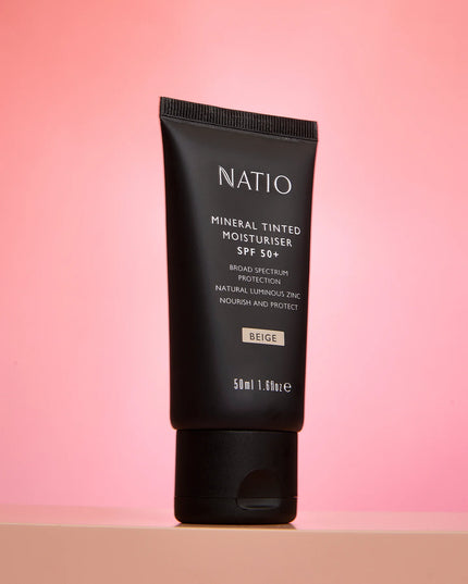 Natio Mineral Tinted Moisturiser SPF 50+ Beige 50ml