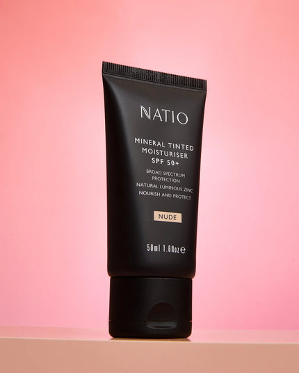 Natio Mineral Tinted Moisturiser SPF 50+ Nude 50ml