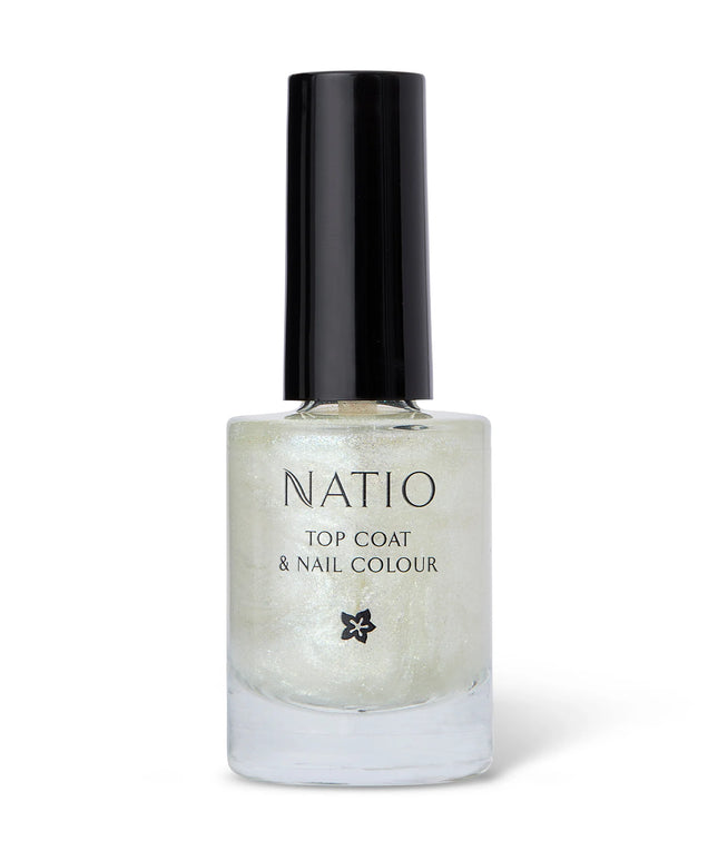 Natio Top Coat & Nail Colour Dazzle 10ml