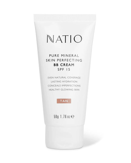 Natio Pure Mineral Skin Perfecting BB Cream SPF 15 Tan 50g