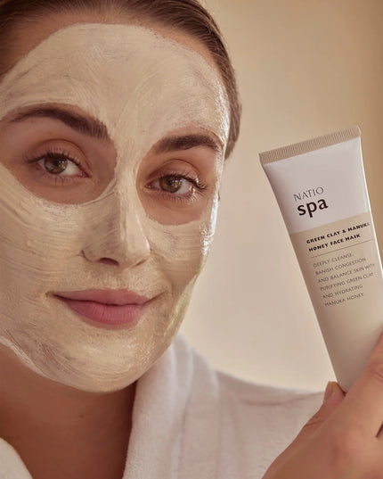 Natio Spa Green Clay & Manuka Honey Face Mask 100g