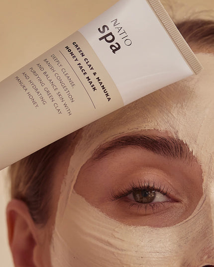 Natio Spa Green Clay & Manuka Honey Face Mask 100g