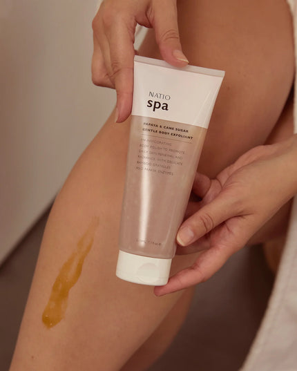 Natio Spa Papaya & Cane Sugar Gentle Body Exfoliant 210ml
