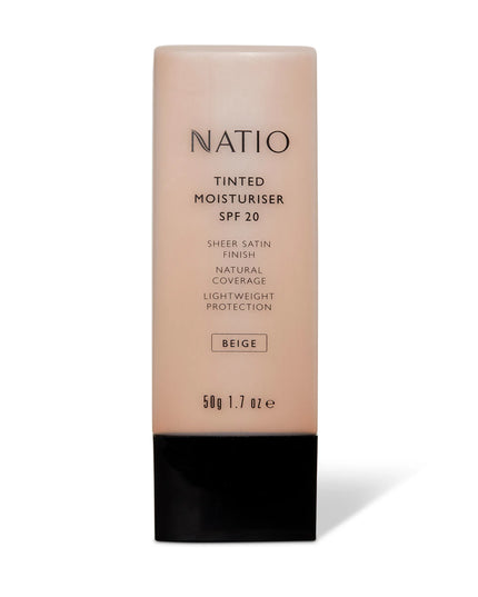 Natio Tinted Moisturiser SPF 20 Beige 50ml