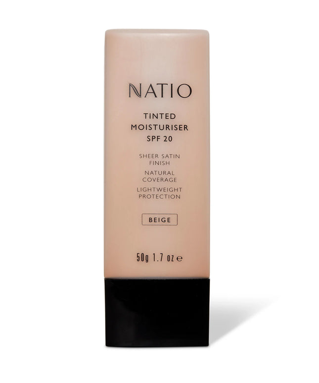 Natio Tinted Moisturiser SPF 20 Beige 50ml