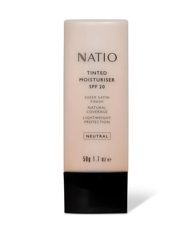 Natio Tinted Moisturiser SPF 20 Neutral 50ml