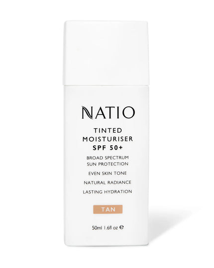Natio Tinted Moisturiser SPF 50+ Tan 50g